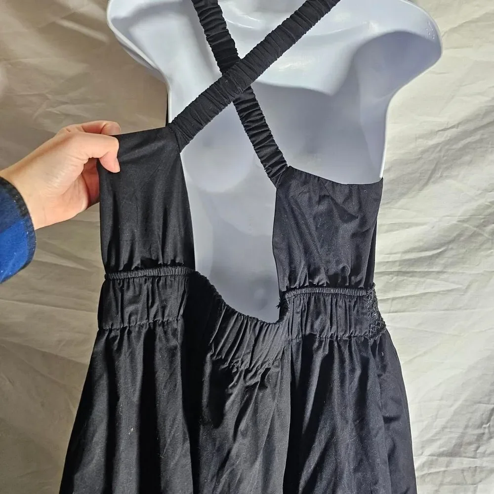 Abercrombie & fitch open back cottage core dress